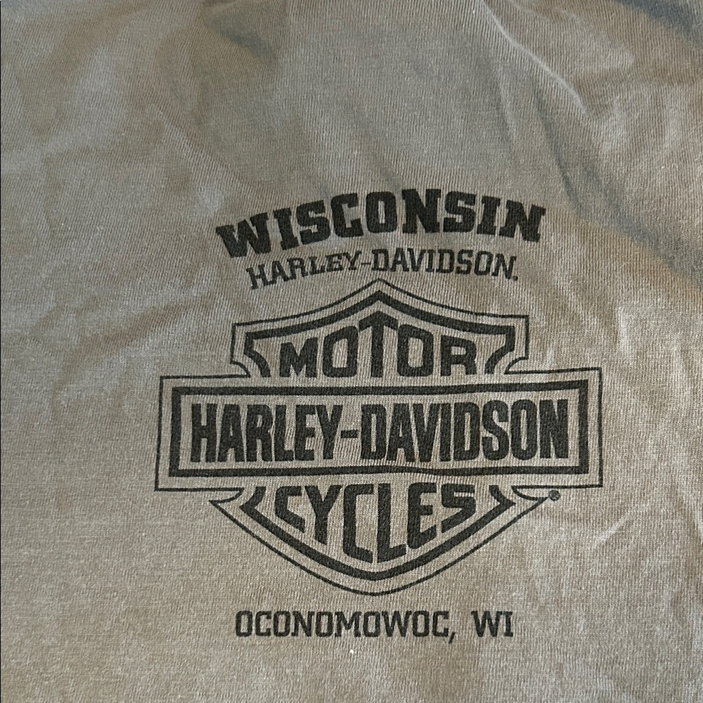 EUC Harley-Davidson Blue 'Ride Free' Tee - Picture 7 of 7
